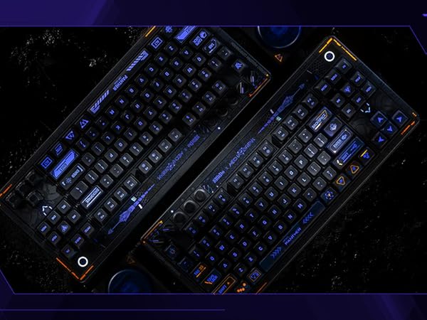 Mechanical Keyboard Hot-Swappable Kailh Switches RGB Backlight Programmable Windows Android