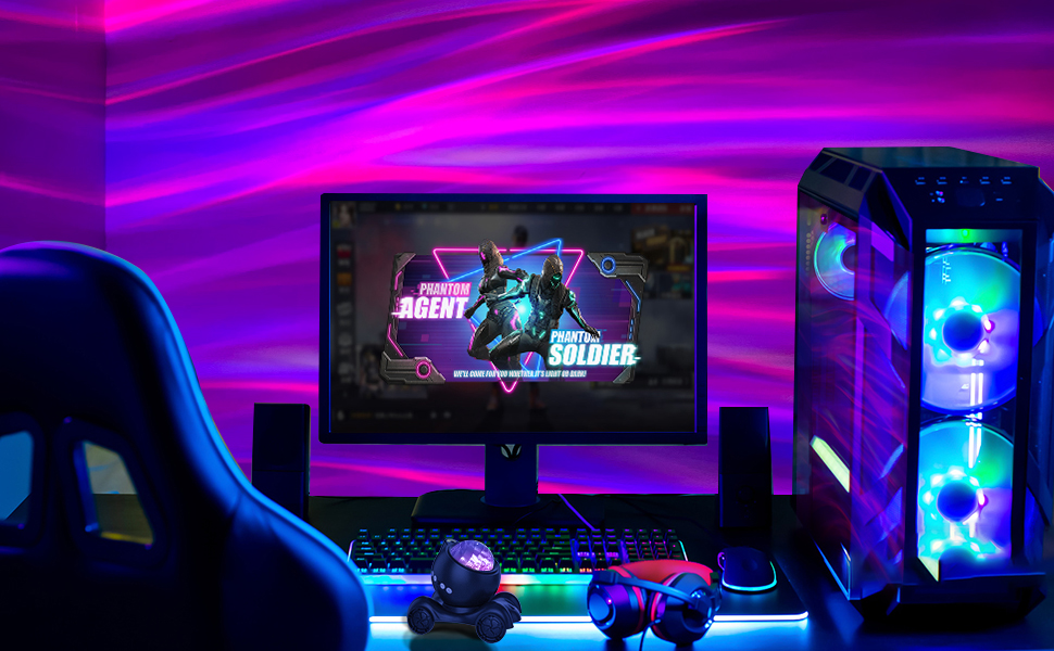 aurora light for gaming room