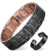 MagEnergy Copper Bracelet for Men, 3X Strength Magnetic Bracelet, 99.99% Pure Copper Jewelry Gift...