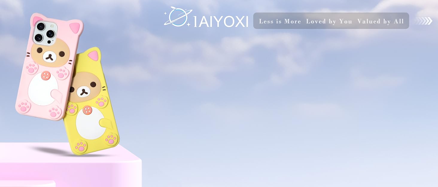 IAIYOXI Cute Bear Case