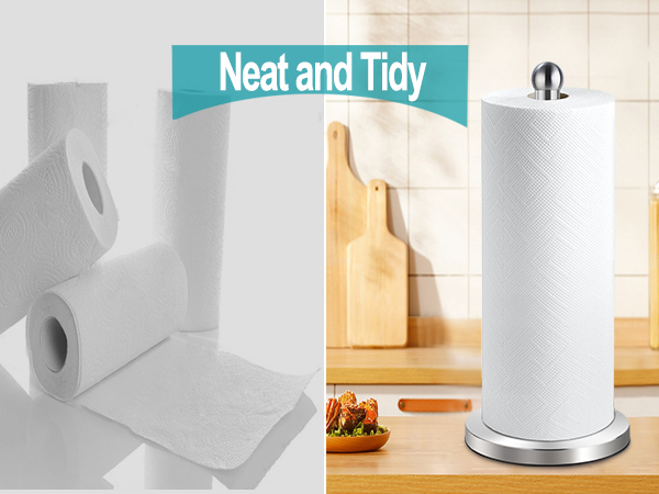 Preventing Confusion and Fallout,paper towels holder countertop,standing paper towel holder