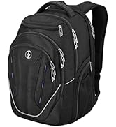 Swissdigital Design TSA Business Laptop Backpack For Men,Travel Backpack With USB Charging Port,C...