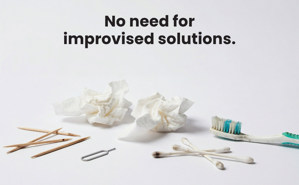 Improvised solutions are part of the past. STIKKI is the right way to clean.