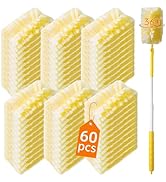 Senowi 60 Count 360° Heavy Duty Duster Refills Compatible with Swiffer,Large Size-Extra Thick Dis...