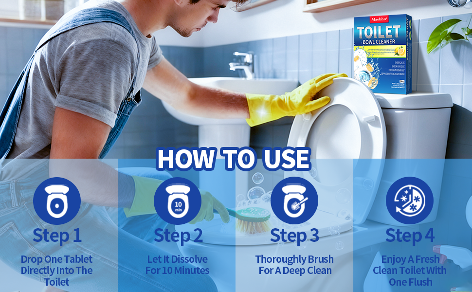 Enjoy A Fresh Clean Toilet With One Flush