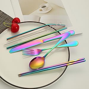 Fork spoon and knife set