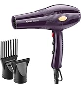 ROSILY Professional 2200W Ionic Ceramic Hair Dryer | Fast Drying Salon Quality Blow Dryer with No...