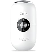zelin Electric Foot Callus Remover with Stainless Steel Heads, 3-Speed Adjustable, LED Display, C...
