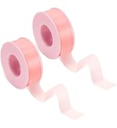 G2PLUS Eyelash Tape, 2 Rolls Silicone Gel Makeup Tape, 1/2'' x 8 Yards Pink Lash Tape, Micropore ...