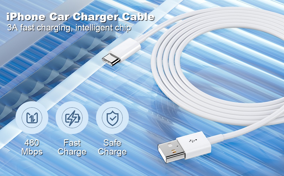 Car Carplay Cable for iPhone 15/16/16 Pro Max/Plus Cable