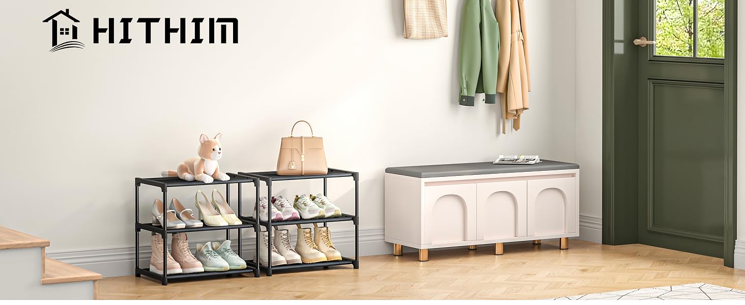 3-tier shoe rack