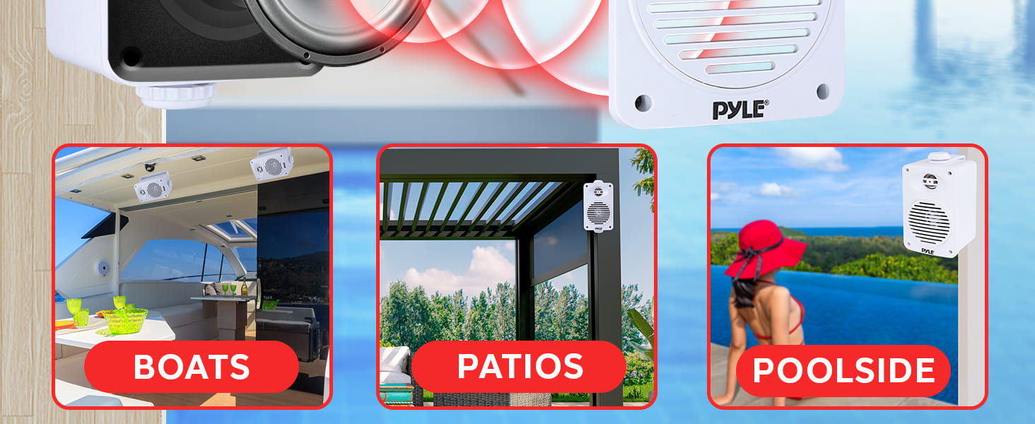 outdoor speakers wired waterproof pyle spk 8s motorola deck speaker soundtube rs500i thonet