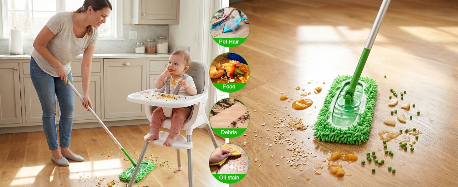 Mop Pads for Swiffer Sweeper Reusable Mop