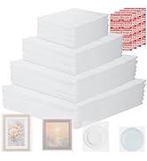 AOBOPLE 100 Pack Foam Pouches,4 Size Cushion Foam Pouch for Artwork Picture Frame,Large Moving Su...