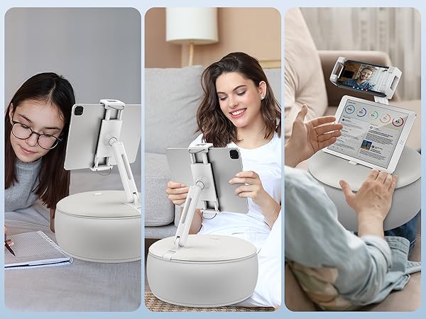 iPad pillow holder for lap