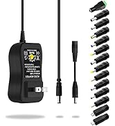 Aclorol 36W Universal AC/DC Power Adapter 3~12V 3A Adjustable Power Supply 100V-240V AC to DC 3V-...