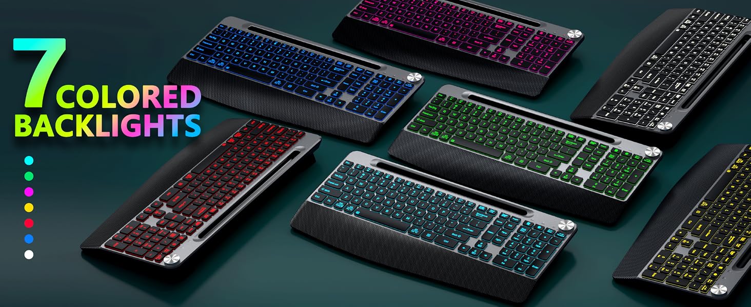 ainbow colored keyboard