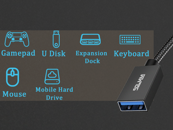 usb extender cable usb cord extension 1 ft usb 3.0 extension usb cord extender
