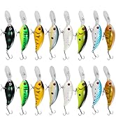 YONGZHI Fishing Lures Shallow Deep Diving Swimbait Crankbait Fishing Wobble Multi Jointed Hard Ba...