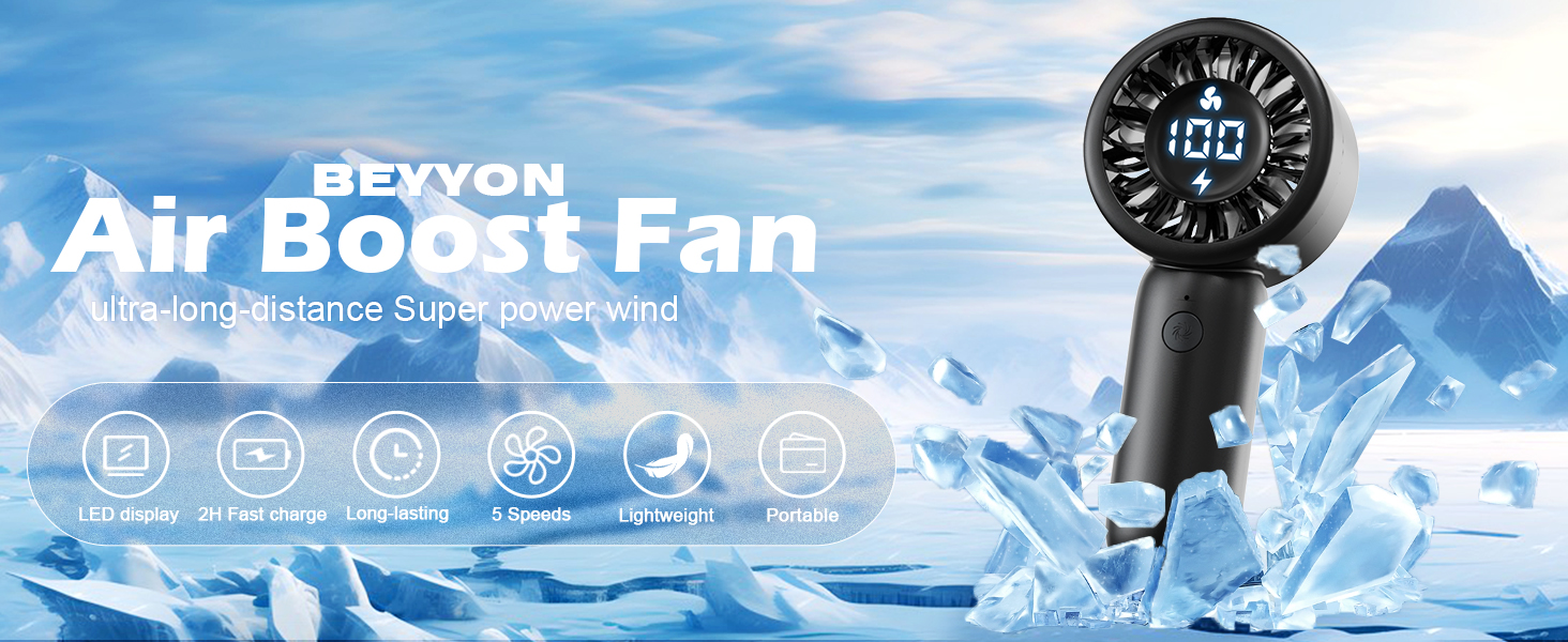 handheld fan rechargeable