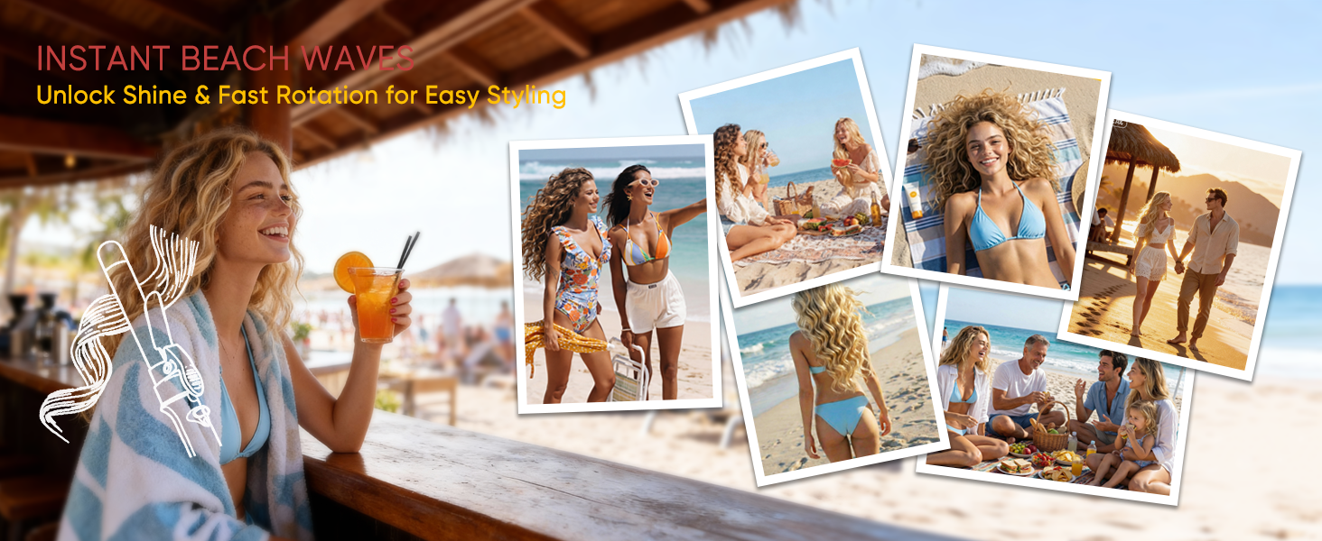 Rotating Curling Iron