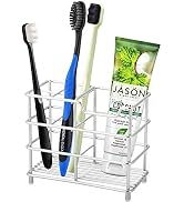 Urbanstrive 304 Stainless Steel Bathroom Toothbrush Holder Toothpaste Holder Stand Bathroom Acces...
