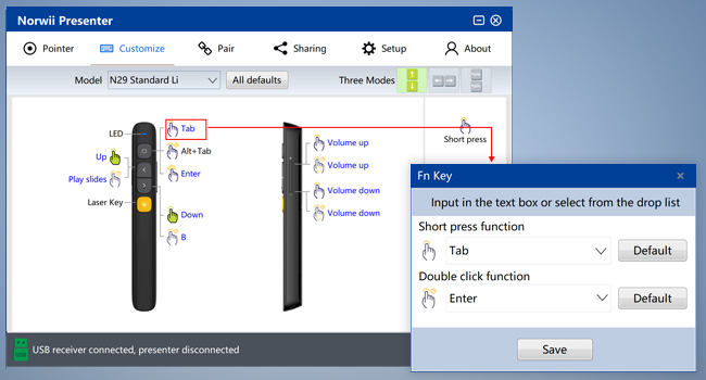 Key-function Customizable