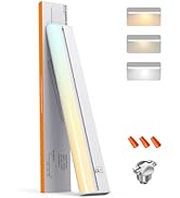 TheDeco Hardwired Under Cabinet Lighting 24 inch, 3 Color Setting Warm White, Cool White, Dayligh...