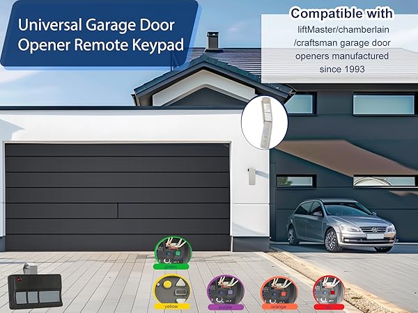 878max garage door opener keypad