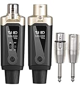 Depusheng T9 Wireless guitar transmitter receiver, Wireless Microphone Transmitter Receiver XLR M...