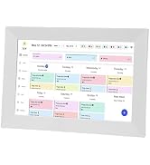 Pomya 10.1 Inch Digital Calendar &amp; Chore Chart, 1920 * 1080 P Full HD Touchscreen Interactive Dis...