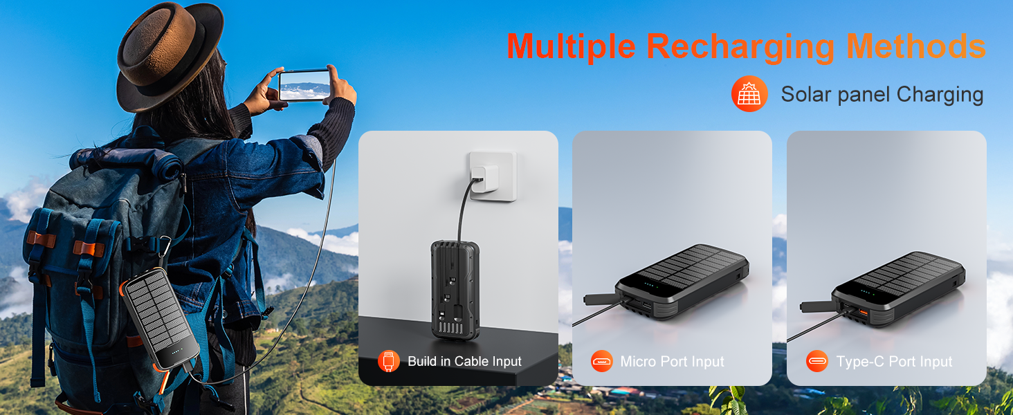 Multiple Recharging Methods