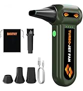 BELTLY Super Powerful Compressed Air Duster, Rechargeable Duster Blower with LED Light, 4-Gear Ad...