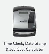 Acroprint ES900 Electronic Payroll Recorder/Time Stamp/Numbering Machine