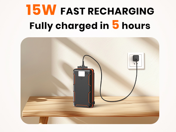 15W FAST RECHARGING POWER BANK