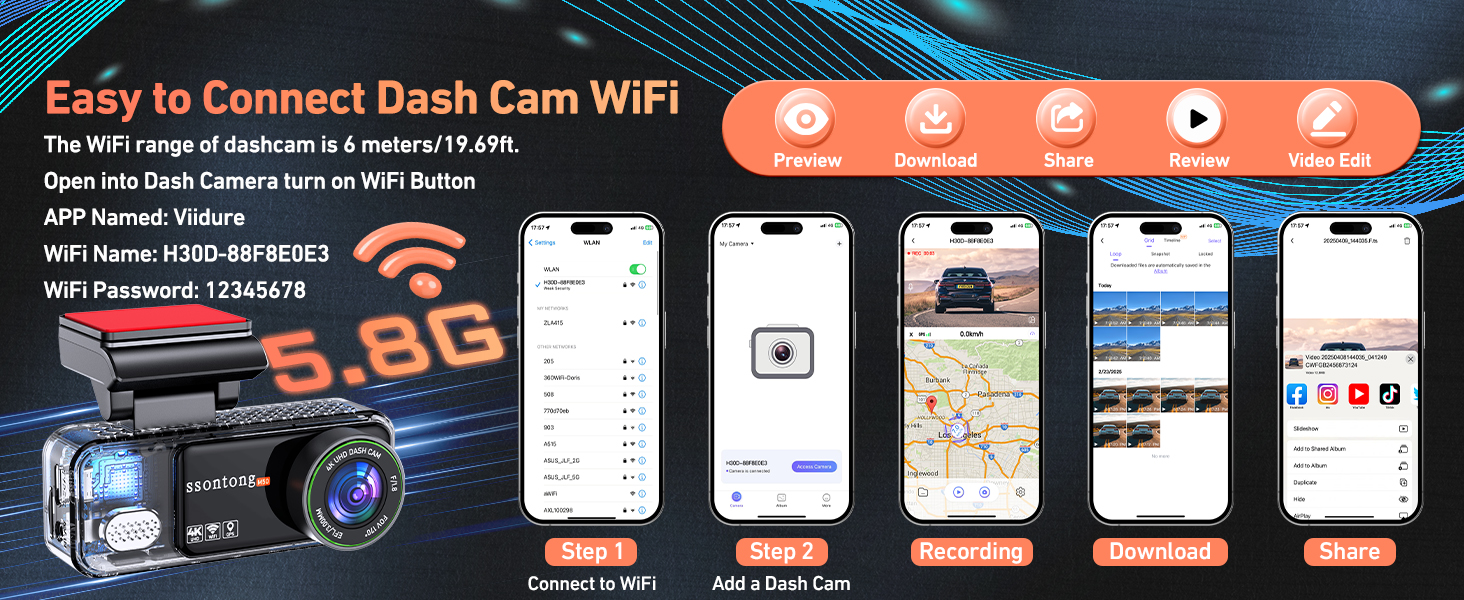 dash cam night vision