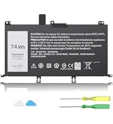 VNYUNQWE 74WH 357F9 Laptop Battery for Dell Inspiron 15 7000 Gaming 15 7559 i7559 7557 i7557 5577...
