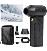 Snow Whiz Turbo Blower, 2026 Upgrade Snowwhiz Turbo Blower with Led,Mini Turbos Snow Blowers, 3 G...