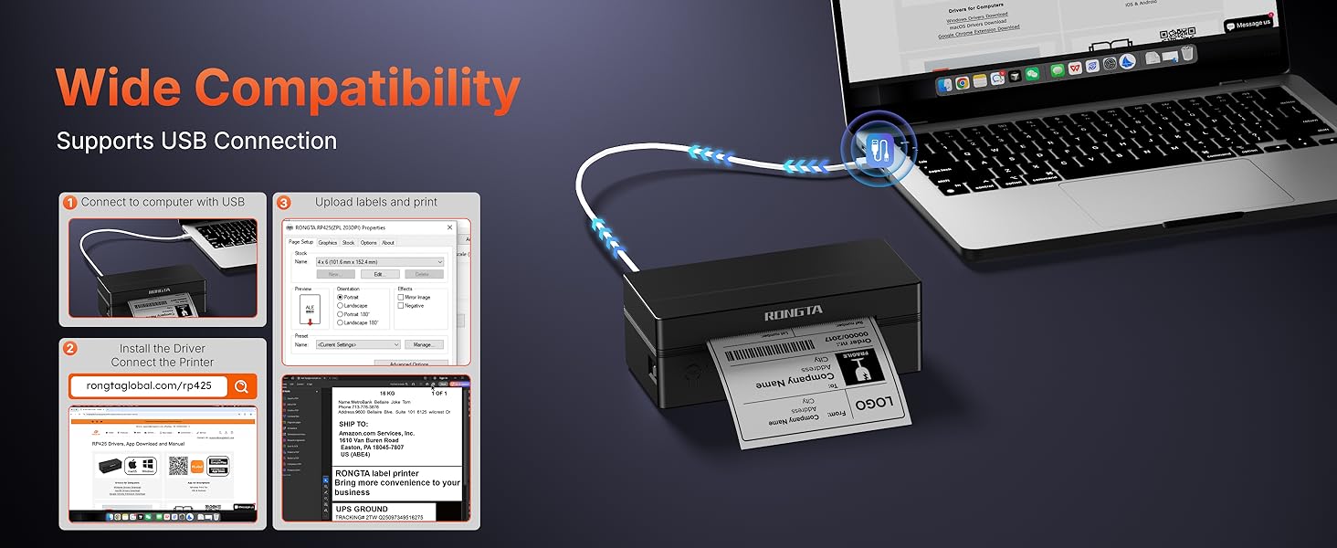 shipping label printer