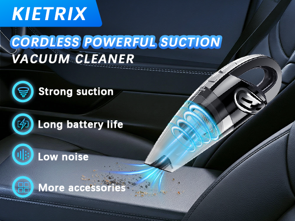KIETRIX Handheld Car Vacuum