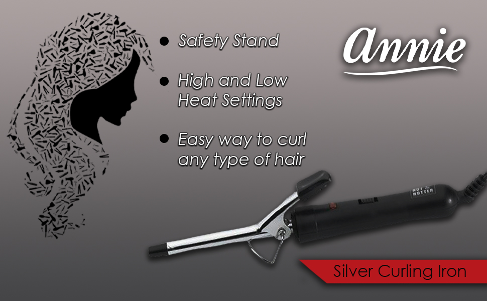 Silver Curling Iron