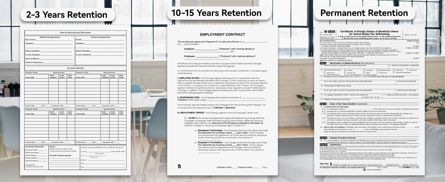 permanent retention thermal paper