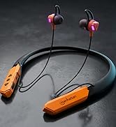 MANHATTAN Bluetooth Wireless Neckband Headphones — Work Earbud Earphones with 15H Playtime, Noise...