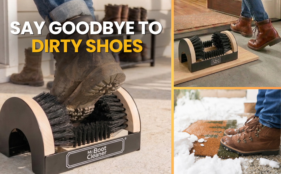 boot scraper brush outdoor heavy duty