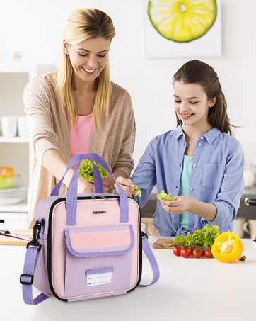 purple lunch box for girls