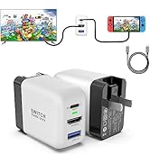 Switch Dock Charger for Nintendo Switch, Mirabox 36W Portable TV Docking Station for Nintendo Swi...