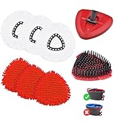 Hezane Mop Head Replacements Compatible with OCedar EasyWring, 6 Packs Mops Heads with 1PCS Scrub...
