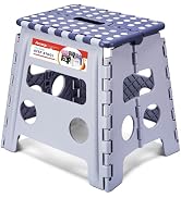 ACSTEP 13 Inch Folding Step Stool,Foldable Step Stools for Kids and Adults 300 LB Capacity, 300 L...