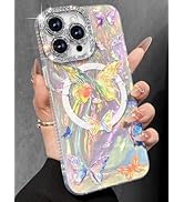 Toycamp for iPhone 15 Pro Case - Compatible with Magsafe Aesthetic Cute Holographic i 15 Pro Case...
