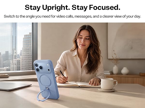 magnetic stand case iphone18 pro silicone
